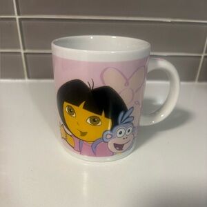 Pink Cartoon Character Mug